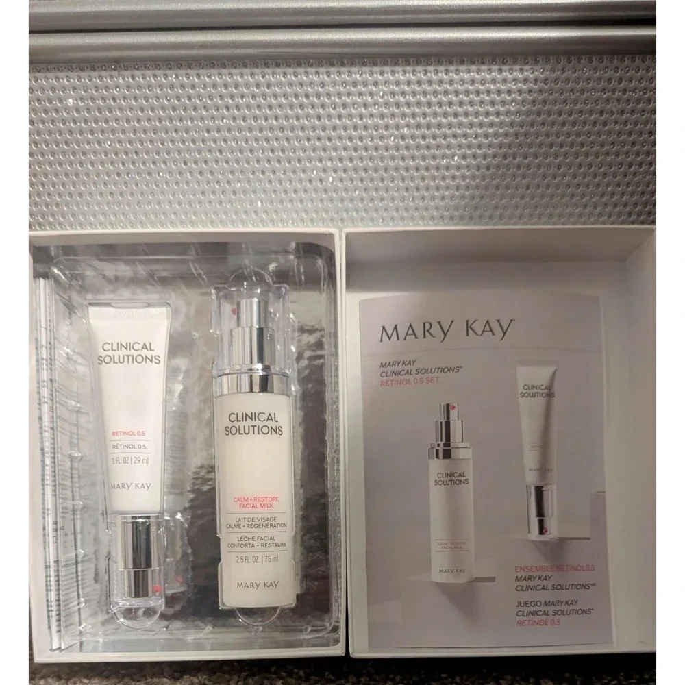 Mary Kay Clinical Solutions Set Retinol 0.5 & Calm Restore Facial Milk NIB